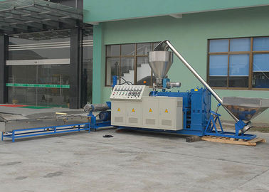 Máquina de reciclagem plástica gêmea cônica da peletização do parafuso de equipamento do PVC LD-SZ-65