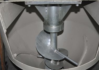 Passe o funil da extrusora do corpo 1.5kw, funil do alimentador de parafuso da altura do armazenamento de 900mm