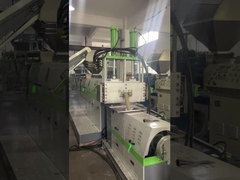 Linha de Ring Hot Cutting Recycling Machine da água do PE